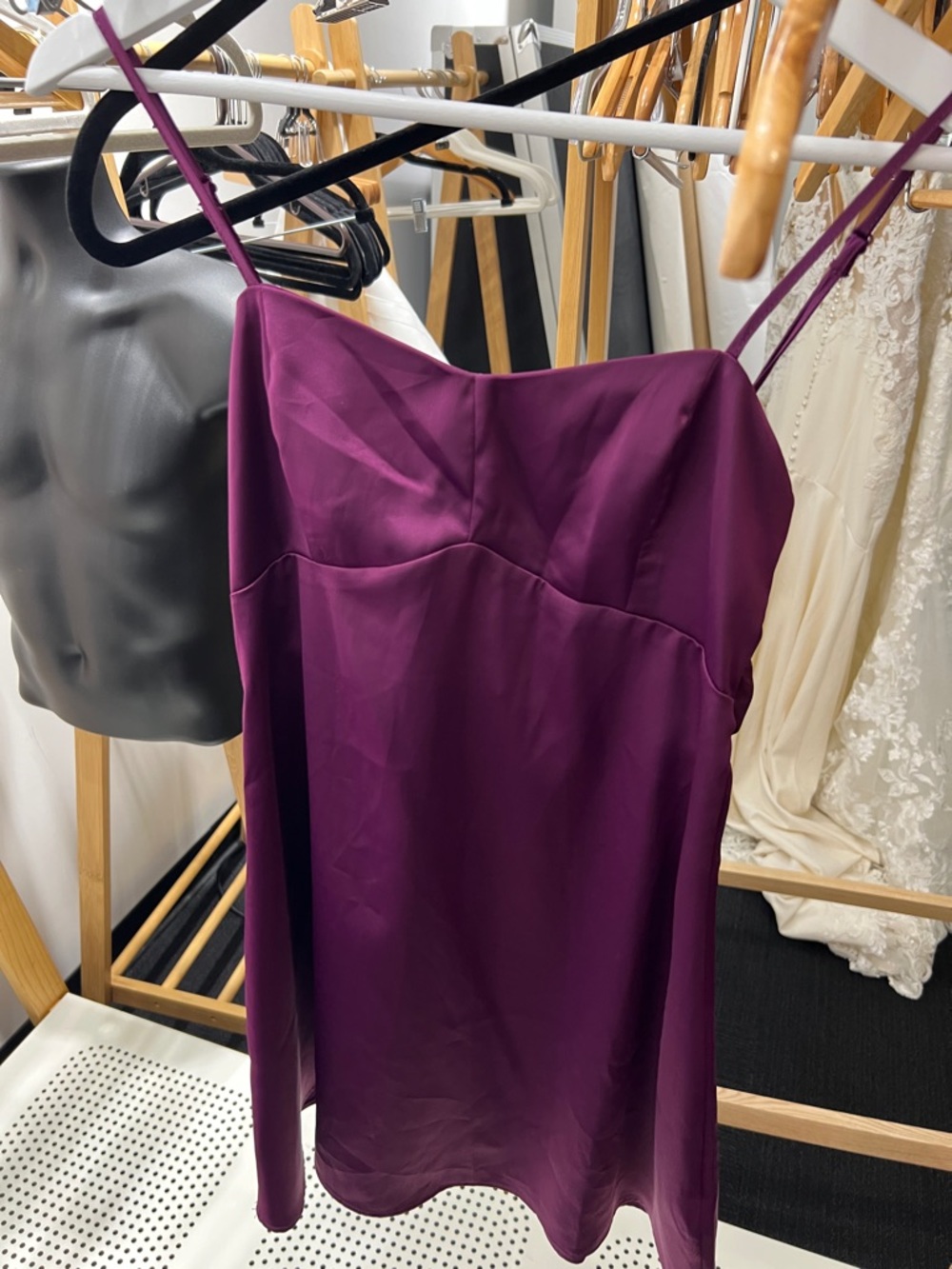 Urban Outfitters Purple Satin Mini Dress